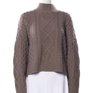 Weekend Max Mara Ermes Boxy Cabled Wool Sweater
